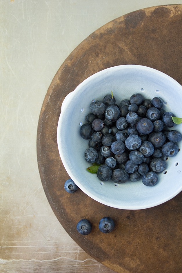 Blueberries | Berries and Cream Parfaits with Graham Cracker Crumble - www.brighteyedbaker.com
