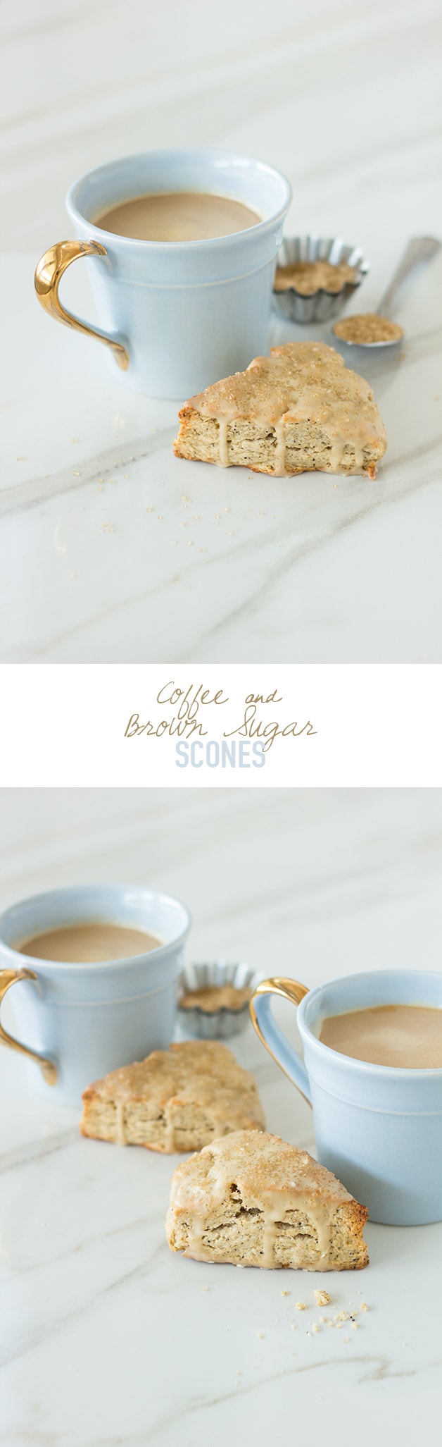 Coffee and Brown Sugar Scones | A java-inspired twist on the scone that makes it the perfect companion for your morning cuppa. | www.brighteyedbaker.com