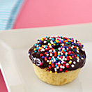 Chocolate-Glazed Baked Mini Doughnuts from Confessions of a Bright-Eyed Baker
