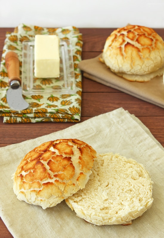 Dutch Crunch Rolls aka Tiger Bread from Confessions of a Bright-Eyed Baker