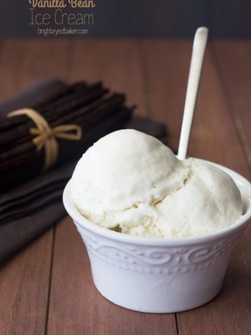 Vanilla Bean Ice Cream | brighteyedbaker.com