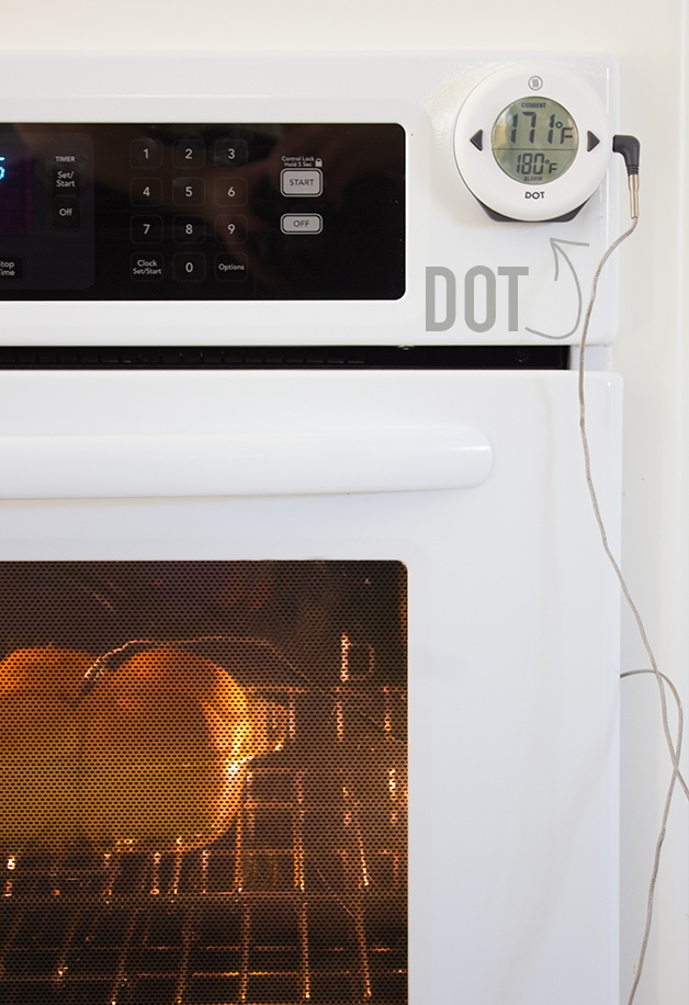 The Thermoworks DOT - an easy-to-use probe-style kitchen thermometer.