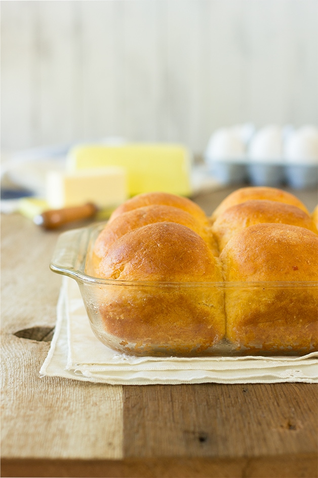 Sweet Potato Rolls - easy-to-make, pillowy-soft bread rolls - perfect for entertaining!