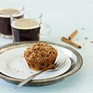 Cinnamon Chip Coffeecake Muffins - cinnamon chip muffins with a crunchy crumble topping. | www.brighteyedbaker.com